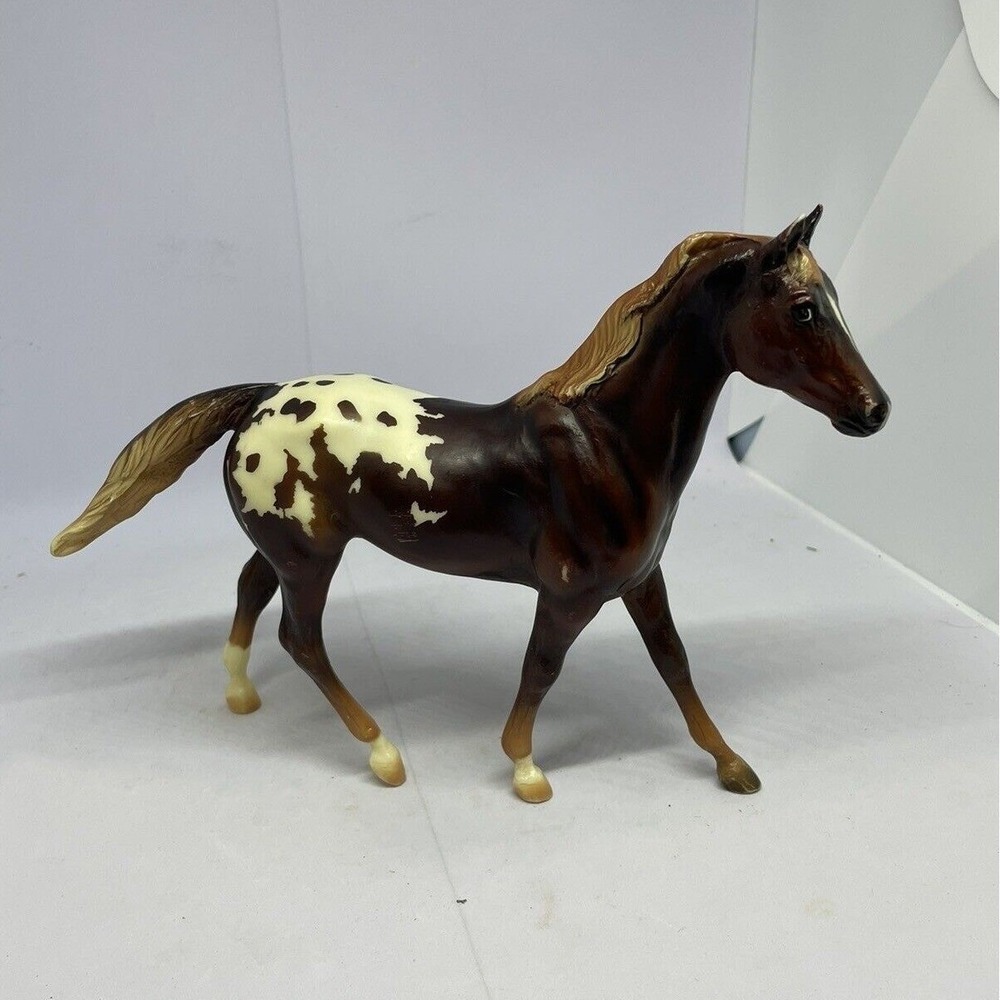 Breyer Horse Lady Phase Liver Chestnut Appaloosa Blanket Traditional Figurine